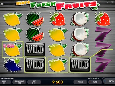 Видеослот More Fresh Fruits студии Endorphina